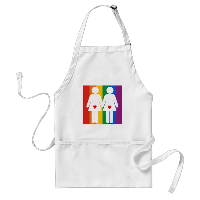 Lesbian Lovers - Standard Apron (Front)