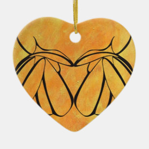 Lesbian Lovers Taking A Relationship Break Ceramic Ornament