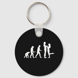 Lesbian Marriage Evolution - Keychain