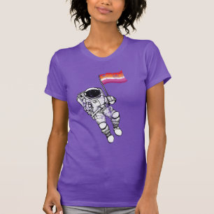 LESBIAN MOONWOMAN DISTRESSED T-Shirt