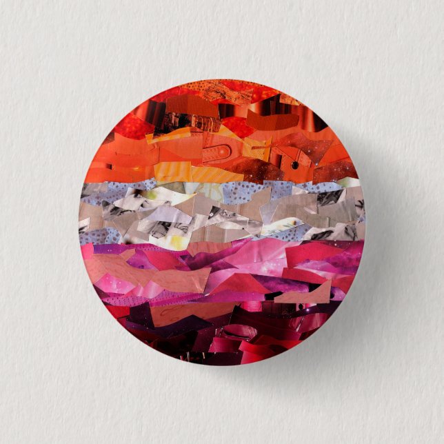 Lesbian Pride 1 Inch Round Button (Front)