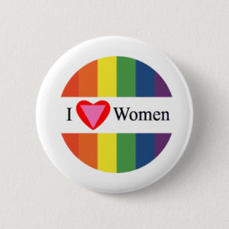Lesbian pride 2 inch round button
