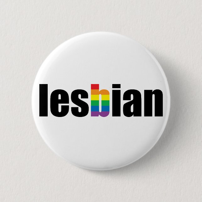 Lesbian Pride Button (Front)