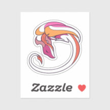 Lesbian Pride Dragon