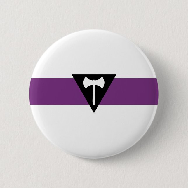 Lesbian Pride Flag 2 Inch Round Button (Front)