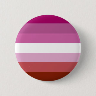 Lesbian pride flag 2 inch round button