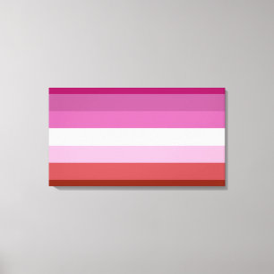 Lesbian Pride Flag Canvas Print