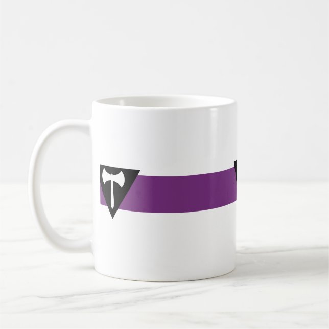 Lesbian Pride Flag Coffee Mug (Left)