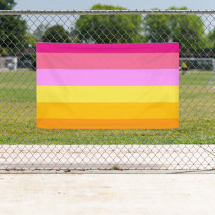 Lesbian Pride Flag (Dawn) Banner