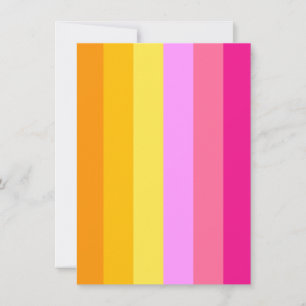 Lesbian Pride Flag (Dawn) Holiday Card