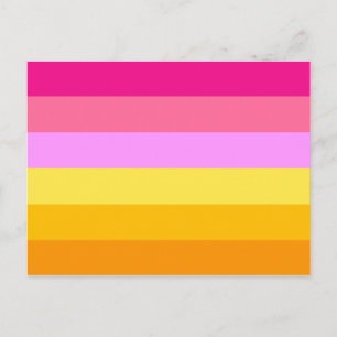 Lesbian Pride Flag (Dawn) Postcard