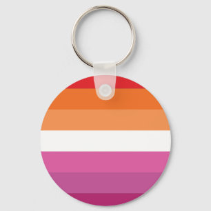 Lesbian Pride Flag Keychain