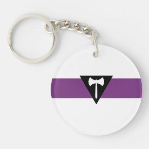 Lesbian Pride Flag Keychain