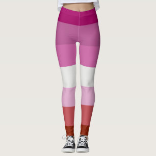 Lesbian Pride Flag Leggings