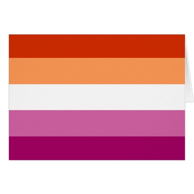 Lesbian Pride Flag LGBTQ (Front Horizontal)