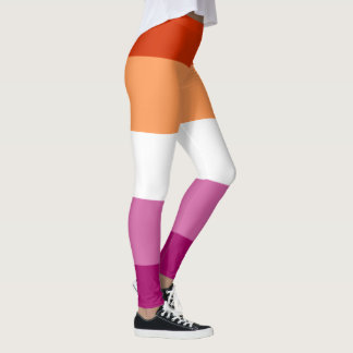 Lesbian Pride Flag LGBTQ Leggings