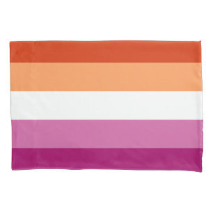 Lesbian Pride Flag LGBTQ Pillowcase