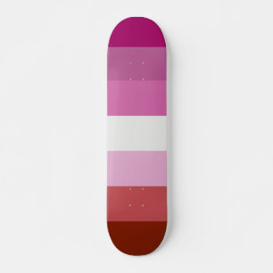 Lesbian Pride Flag LGBTQ Skateboard