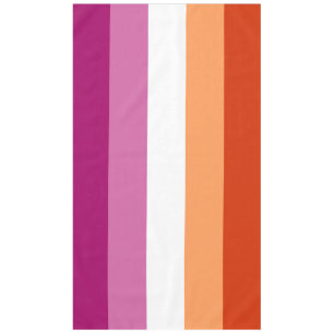 Lesbian Pride Flag LGBTQ Tablecloth