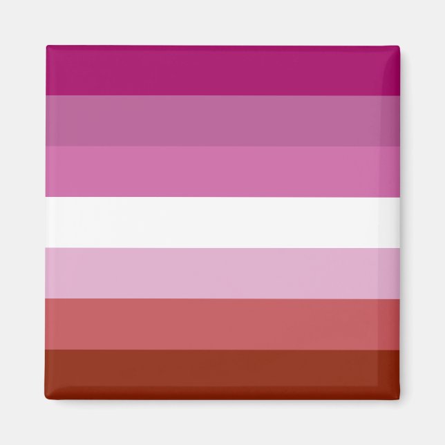 Lesbian Pride Flag Magnet (Front)