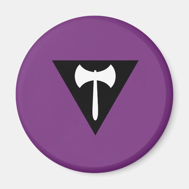 Lesbian Pride Flag Magnet (Front)