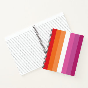 Lesbian Pride Flag Notebook