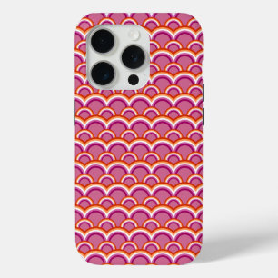 Lesbian pride flag rainbow pattern iPhone 15 pro case