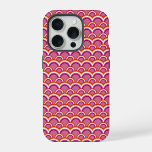 Lesbian pride flag rainbow pattern iPhone 15 pro case