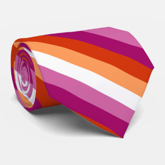 Lesbian Pride flag Tie