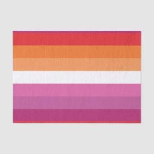 Lesbian Pride Flag Tissue Paper