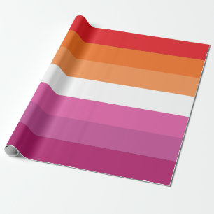 Lesbian Pride Flag Wrapping Paper
