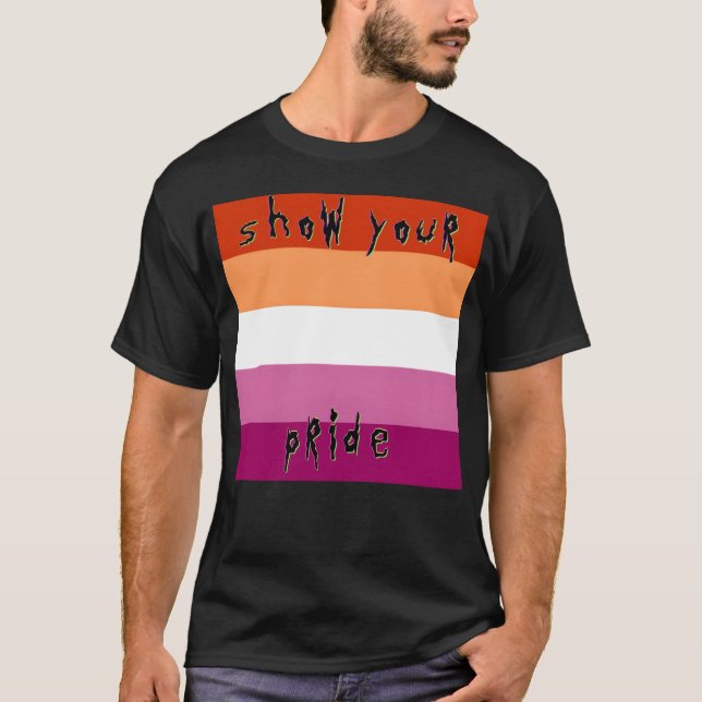 lesbian pride girl T-Shirt (Front)