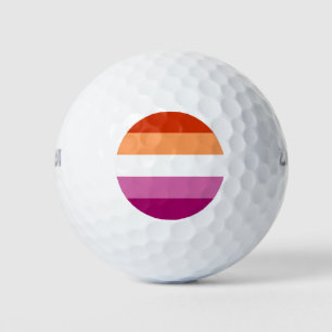 Lesbian Pride Golf Balls