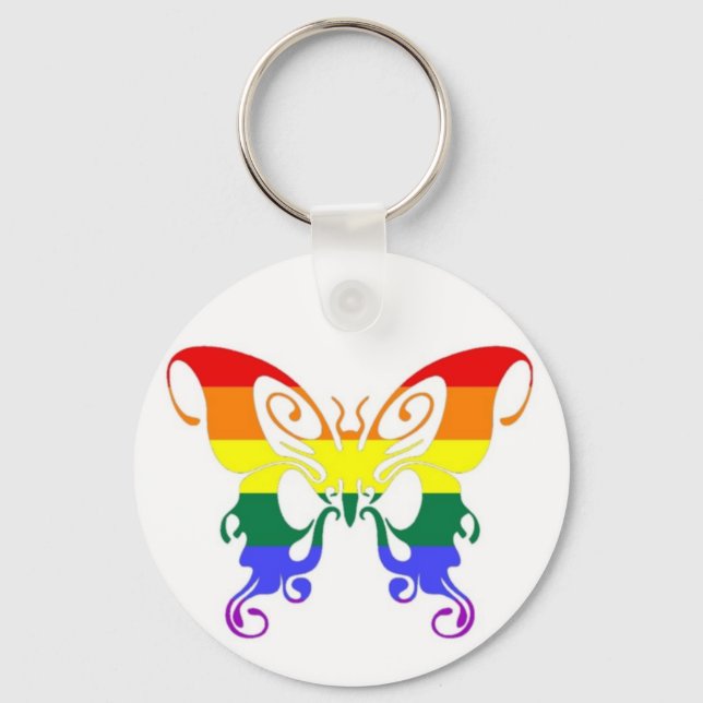 Lesbian Pride Keychain (Front)