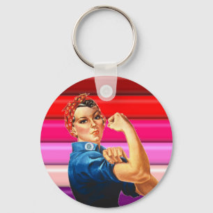 Lesbian Pride Keychain