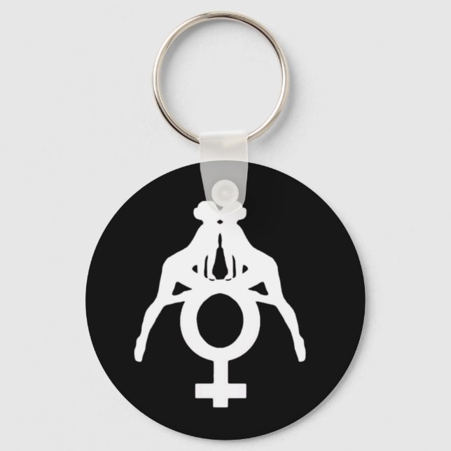 Lesbian Pride Keychain LIMITED EDITION (Front)