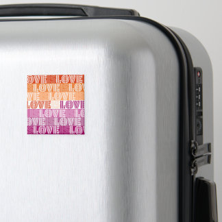 Lesbian Pride Love is Love is Love Magnet