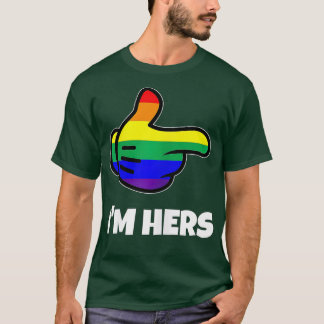 Lesbian PRIDE Matching Im Hers  LGB  T-Shirt