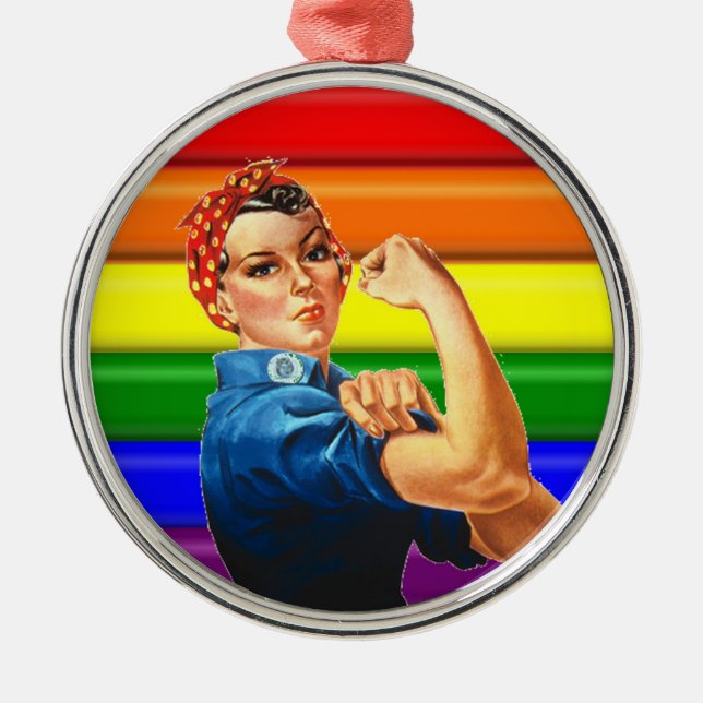 Lesbian Pride Ornament (Front)