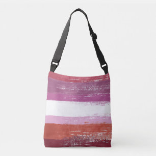 Lesbian Pride Paint Crossbody Bag