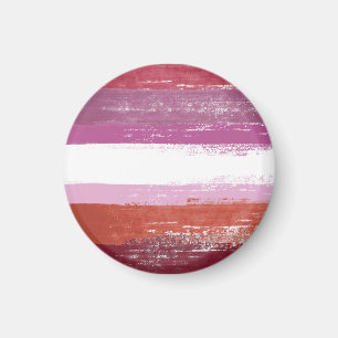 Lesbian Pride Paint Magnet