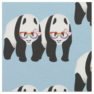 Lesbian Pride Pandas Fabric