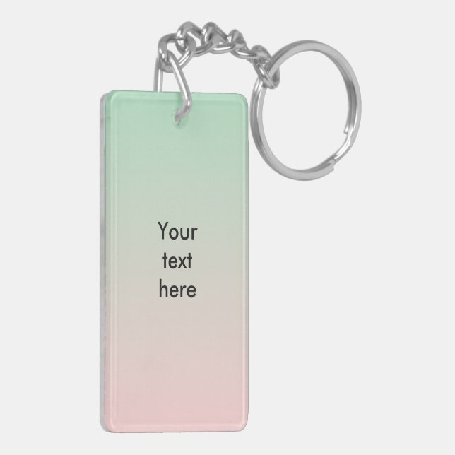 Lesbian Pride Pandas Wearing Rainbow Glasses Keychain (Back Left)