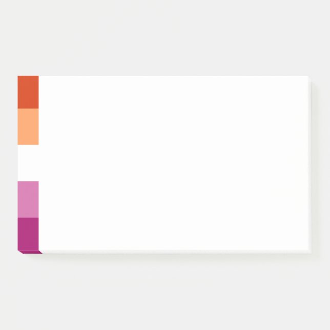 Lesbian Pride Post-it Notes (Front)