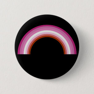 Lesbian Pride Rainbow Flag 2 Inch Round Button