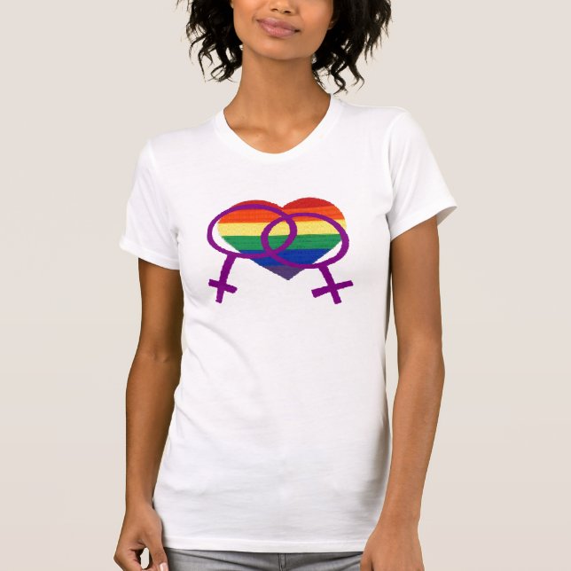 Lesbian Pride T-Shirt (Front)