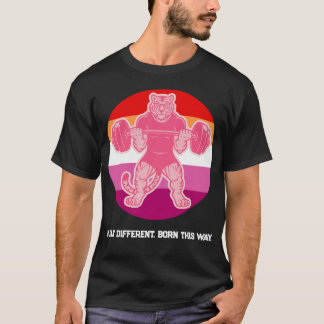 Lesbian Pride Tiger Lifter Gym Shirt — Born This