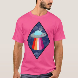Lesbian Pride Ufo T-Shirt