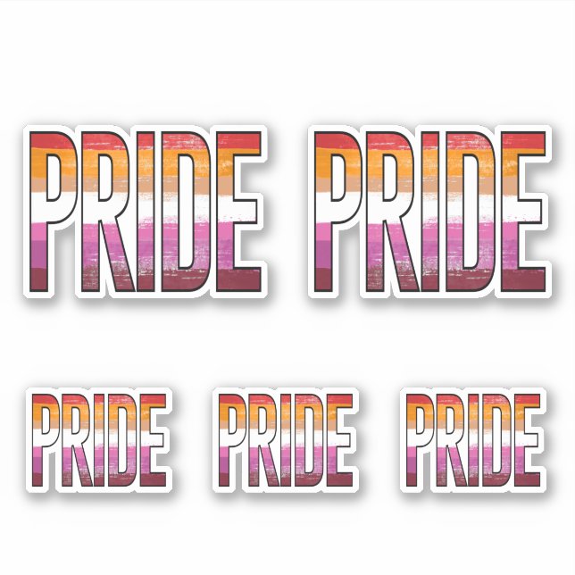 Lesbian Pride Word (Front)