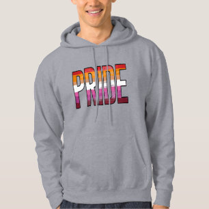 Lesbian Pride Word Hoodie